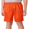 A4 Youth 10" Ultra Tight Knit Reversible Interlock Short, Athletic Orange, Small