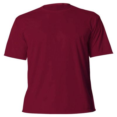A4 Adult Cooling Performance T-Shirt, Cardinal, XXX-Large