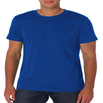 Bella+Canvas Unisex Shoulder Taping Jersey T-Shirt, True Royal, Medium