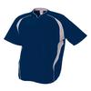 A4 Adult 1/4 Zip Batting Jacket, NVY, X-Large