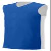 A4 Youth Reversible Moisture Management Muscle, Royal/Wht, X-Large view 1