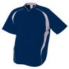 A4 Adult 1/4 Zip Batting Jacket, NVY, XXX-Large view 1