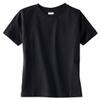 Rabbit Skins Toddler Soft Ribbed Crewneck Jersey T-Shirt, Blk, 3T view 1