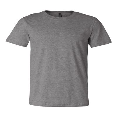 Bella+Canvas Unisex Shoulder Taping Jersey T-Shirt, Deep Hthr, X-Small