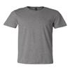 Bella+Canvas Unisex Shoulder Taping Jersey T-Shirt, Deep Hthr, X-Small view 1