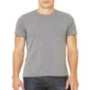 Bella+Canvas Unisex Shoulder Taping Jersey T-Shirt, Deep Hthr, X-Small view 2