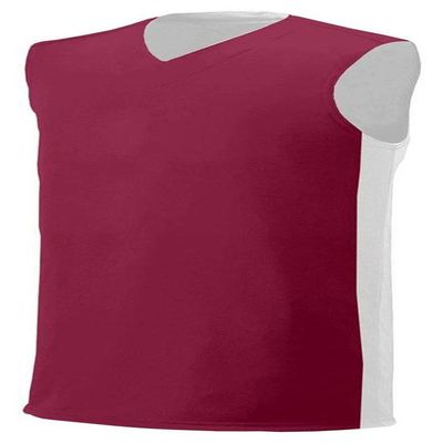 A4 Youth Reversible Moisture Management Muscle, Cardinal/Wht, X-Large