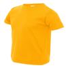 Rabbit Skins Toddler Soft Ribbed Crewneck Jersey T-Shirt, Gold, 3T view 2