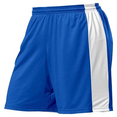 A4 Adult 10" Reversible Moisture Management Short, Royal/Wht, Large