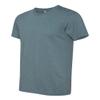 Bella+Canvas Unisex Shoulder Taping Jersey T-Shirt, Hthr Slate, Medium view 3