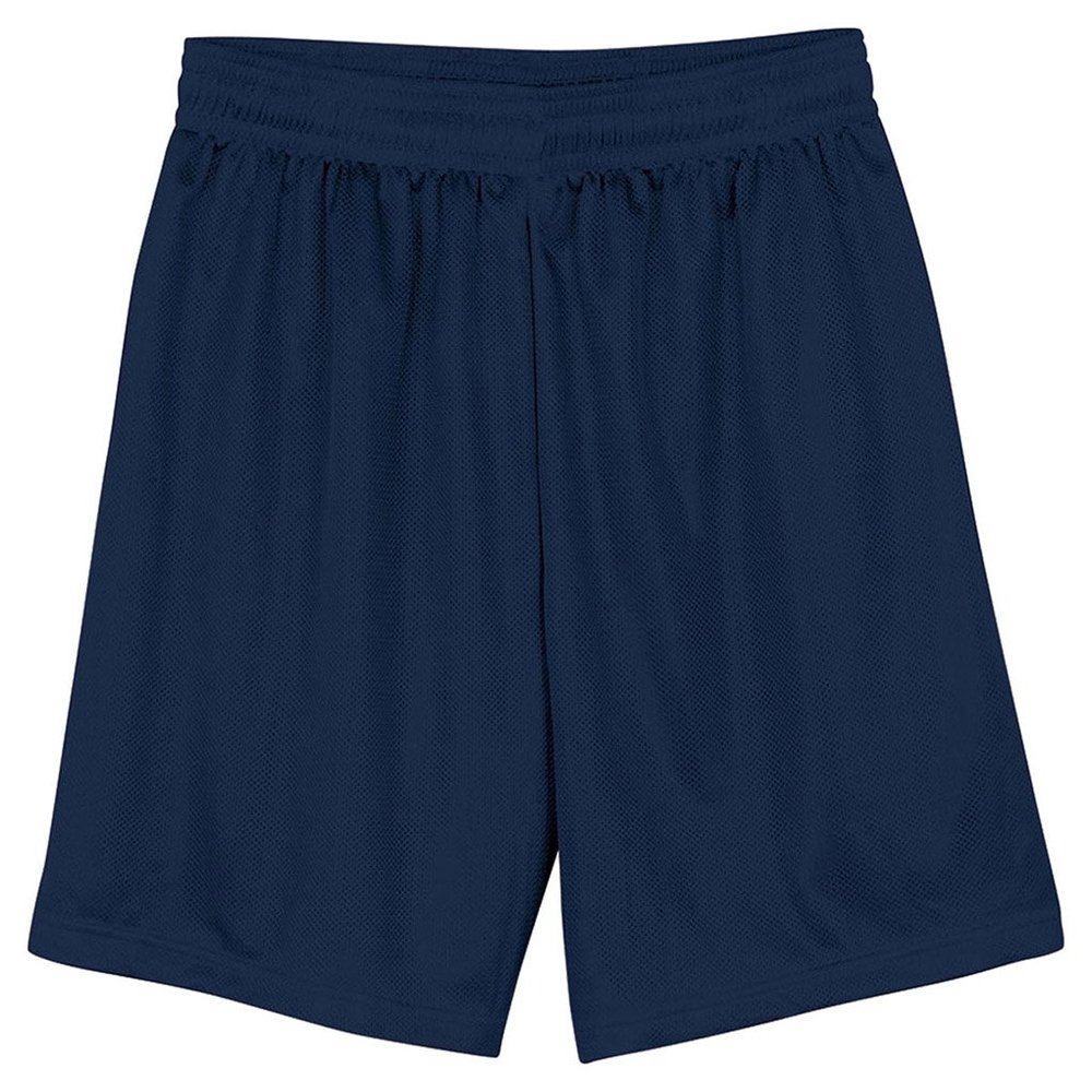 A4 Adult 7" Lined Micromesh Shorts, Nvy, Medium