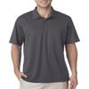 UltraClub Men's Cool & Dry Mesh Pique Polo Shirt, CHARCOAL, XXXXXX-Large view 1