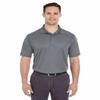 UltraClub Men's Cool & Dry Mesh Pique Polo Shirt, CHARCOAL, XXXXXX-Large view 2