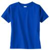 Rabbit Skins Toddler Soft Ribbed Crewneck Jersey T-Shirt, Royal, 2T view 1