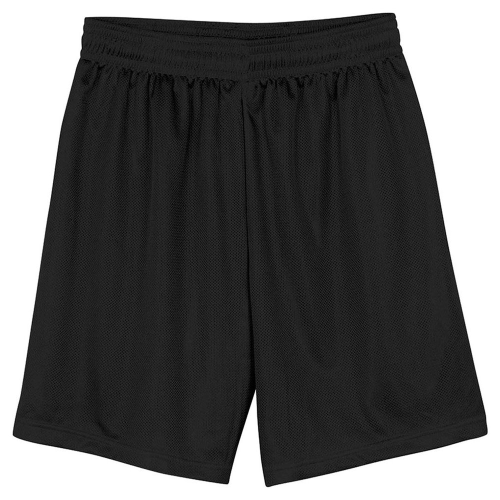 A4 Adult 7" Lined Micromesh Shorts, Blk, X-Large