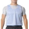 A4 Lacrosse Open Bottom Reversible Practice Jersey, Wht/Light Blue, Medium view 1