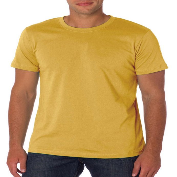 Canvas Bella Unisex Shoulder Taping Jersey T-Shirt, Maize Yellow, Small