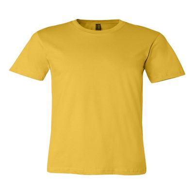 Bella+Canvas Unisex Shoulder Taping Jersey T-Shirt, Maize Yellow, Large