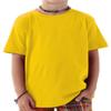 Rabbit Skins Toddler Soft Ribbed Crewneck Jersey T-Shirt, Yellow, 2T view 1