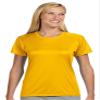 A4 Cooling Moisture Wicking Performance Interlock Shirt, Gold, X-Large view 1