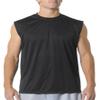 A4 Cooling Interlock Performance Muscle Wicking T-Shirt, Large, Black view 1