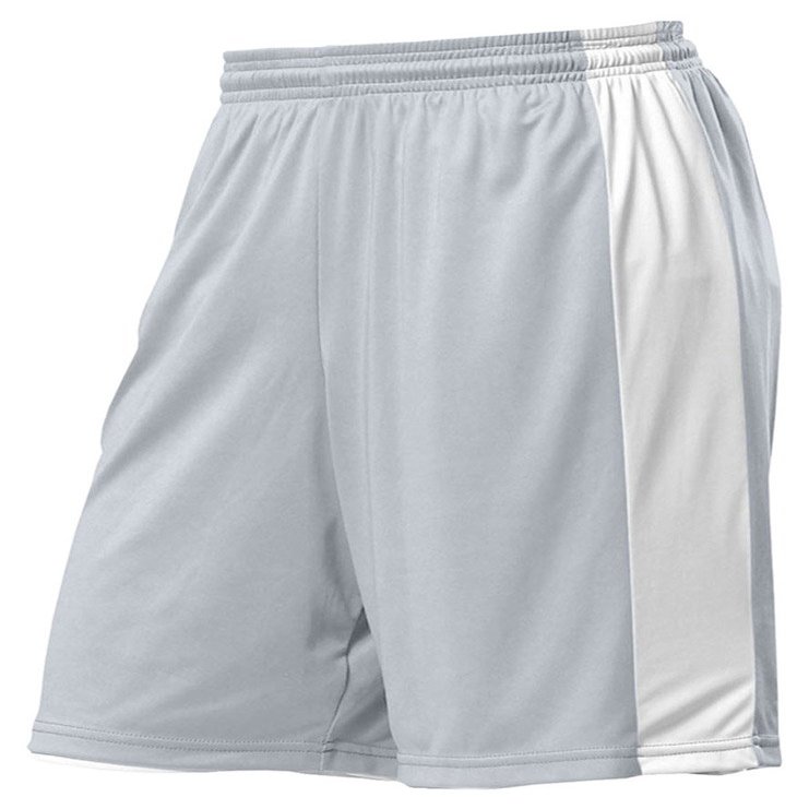 A4 Adult 10" Reversible Moisture Management Short, Silver/Wht, X-Large