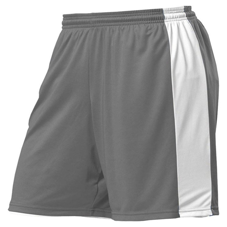 A4 Adult 10" Reversible Moisture Management Short, Graphite/Wht, Small