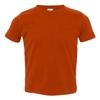 Rabbit Skins Toddler Soft Ribbed Crewneck Jersey T-Shirt, Orange, 4T view 1