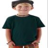 RABBIT SKINS Toddler Soft Ribbed Crewneck Jersey T-Shirt, Forest, 3T view 1