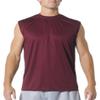 A4 Adult Cooling Performance Muscle T-Shirt, Maroon, Large view 1