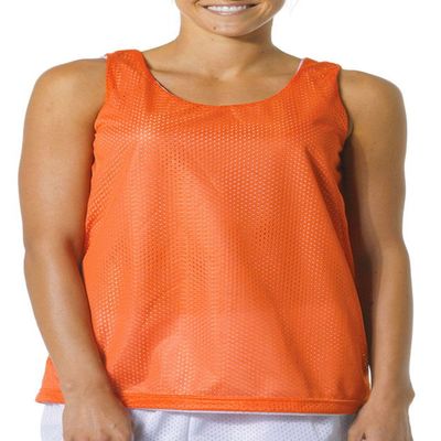 A4 Reversible Mesh Tank (Orange/White) (Small)