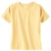 RABBIT SKINS Toddler Soft Ribbed Crewneck Jersey T-Shirt, Butter, 4T view 1