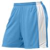A4 Adult 10" Reversible Moisture Management Short, Light Blue/Wht, Medium view 1