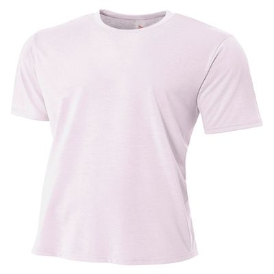 A4 Big Boys' Moisture Wicking Poly T-Shirt, Wht, X-Large