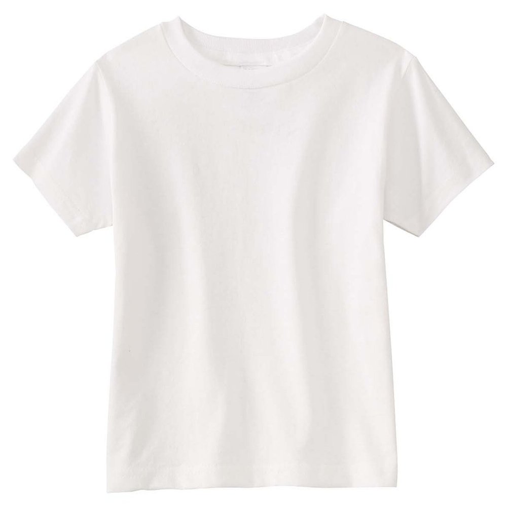 Rabbit Skins Juvenile Jersey T-Shirt, Wht, 7T