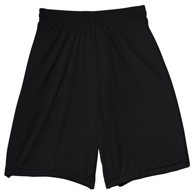 A4 Adult 7" Ultra Tight Performance Interlock Short, Blk, Medium