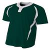 A4 Big Boys' Two-Button Color Block Baseball Henley, Royal/Wht, X-Large