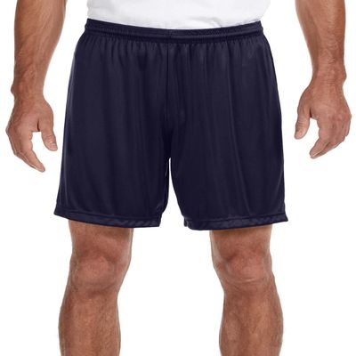 A4 Adult 7" Ultra Tight Performance Interlock Short, NVY, X-Large