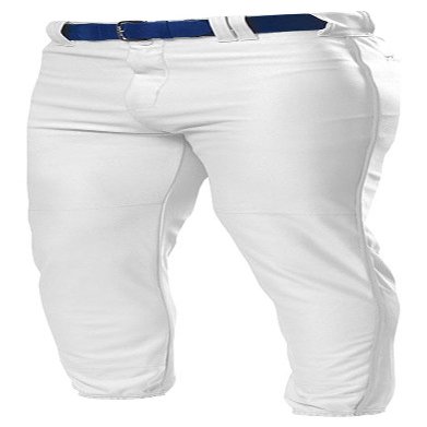 A4 Adult Pro Style Elastic Bottom Baseball Pant, Wht, Medium