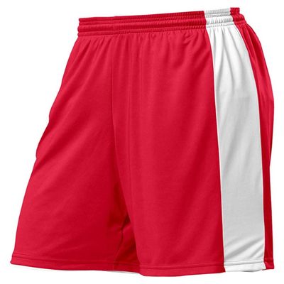 A4 Adult 10" Reversible Moisture Management Short, Scarlet Red/Wht, XXX-Large