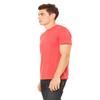 Bella+Canvas Unisex Shoulder Taping Jersey T-Shirt, Hthr Red, XXXX-Large view 4