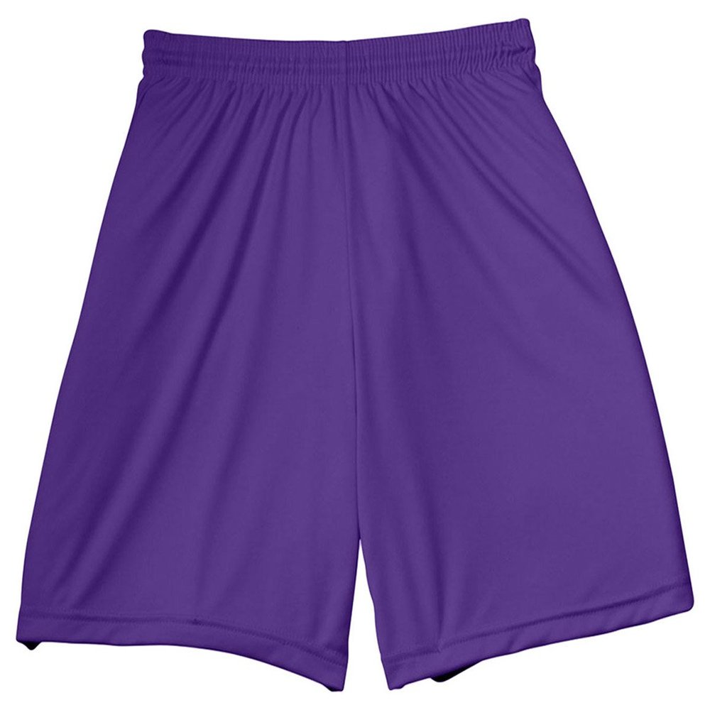 A4 Adult 7" Ultra Tight Performance Interlock Short, Purple, Large