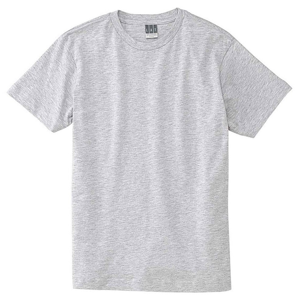 LAT Youth Fine Jersey T-Shirt, Silver, X-Large