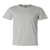 Bella+Canvas Unisex Shoulder Taping Jersey T-Shirt, Athletic Hthr, Large view 1