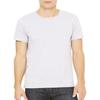 Bella+Canvas Unisex Shoulder Taping Jersey T-Shirt, Athletic Hthr, Large view 2