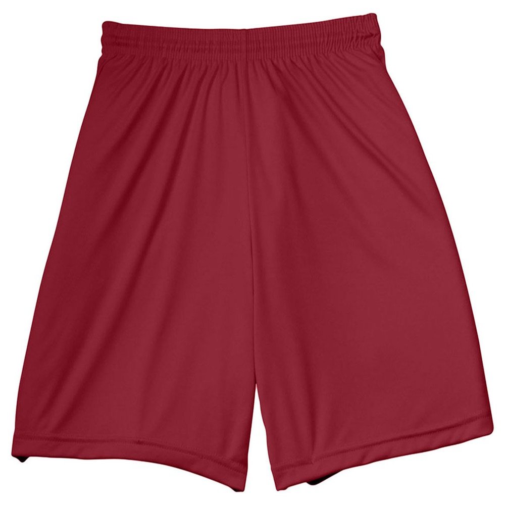 A4 Adult 7" Ultra Tight Performance Interlock Short, Cardinal, Large