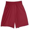 A4 Adult 7" Ultra Tight Performance Interlock Short, Cardinal, Large view 1