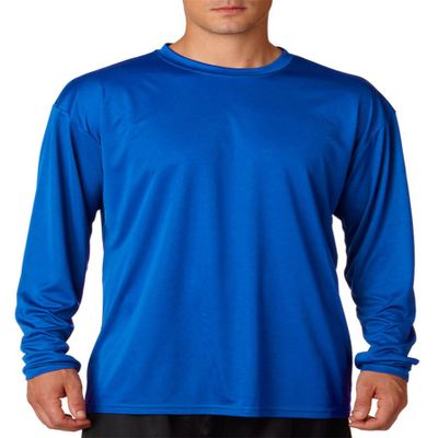 A4 Adult Cooling Performance Long-Sleeve T-Shirt, Royal, XXX-Large