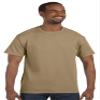 Jerzees Men's Heavyweight Crewneck T-Shirt, Khaki, Small view 1