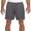 A4 Adult 7" Ultra Tight Performance Interlock Short, Graphite, Medium view 1